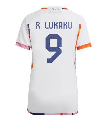 Belgia Romelu Lukaku #9 Bortedrakt Kvinner VM 2022 Kortermet